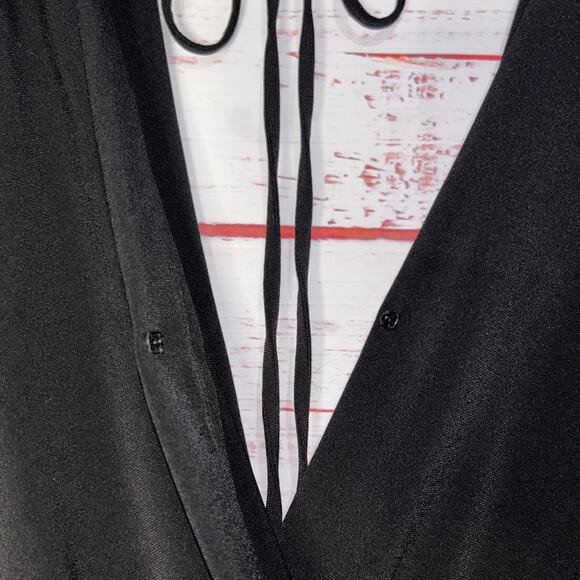 BCBGeneration Deep Plunge Neckline Tie Back Bodysuit | Women's Small - Picture 5 of 10